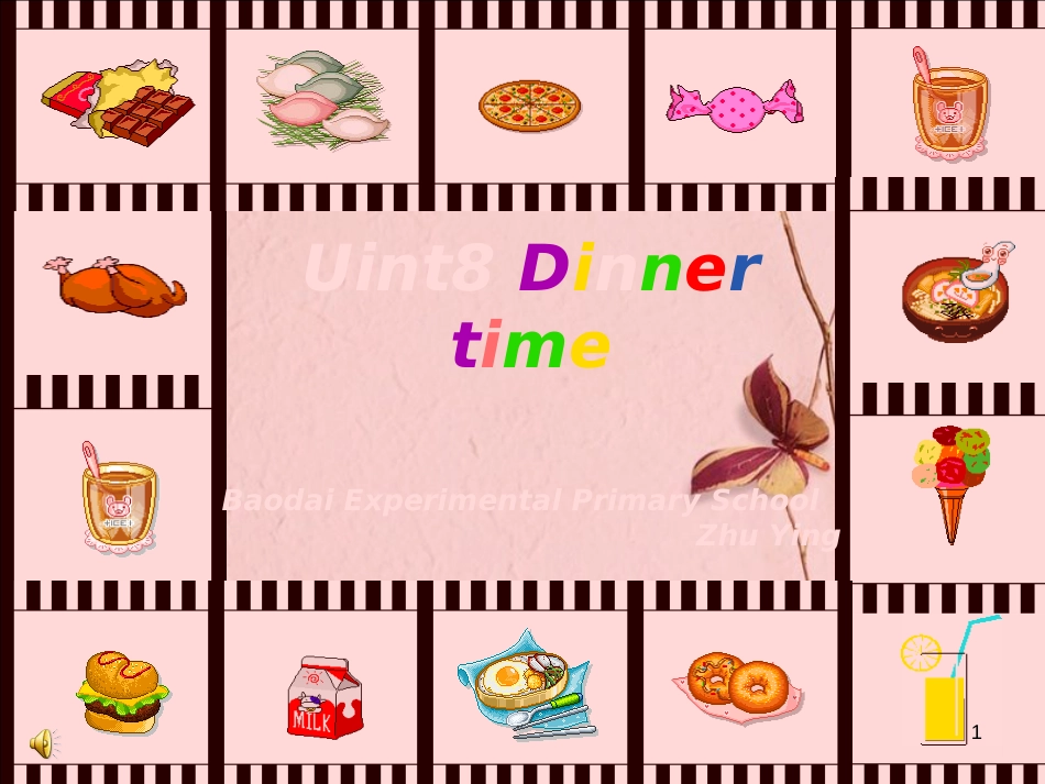 二年级英语上册 Unit 8 Dinner time课件 苏教牛津版[共41页]_第1页