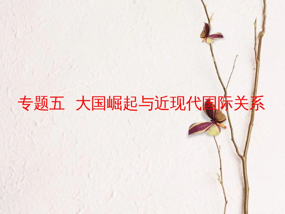 江西省中考历史 专题复习五 大国崛起与近现代国际关系课件[共5页]_第1页