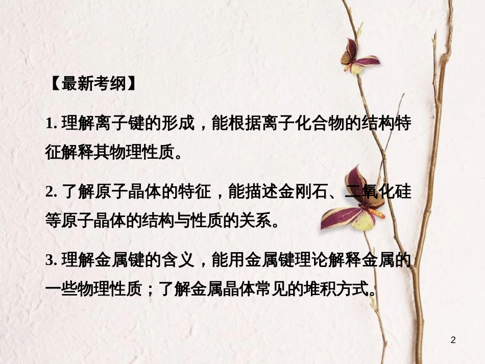 高考化学一轮复习 第12章 物质结构与性质 第3讲 晶体结构与性质课件[共60页]_第2页