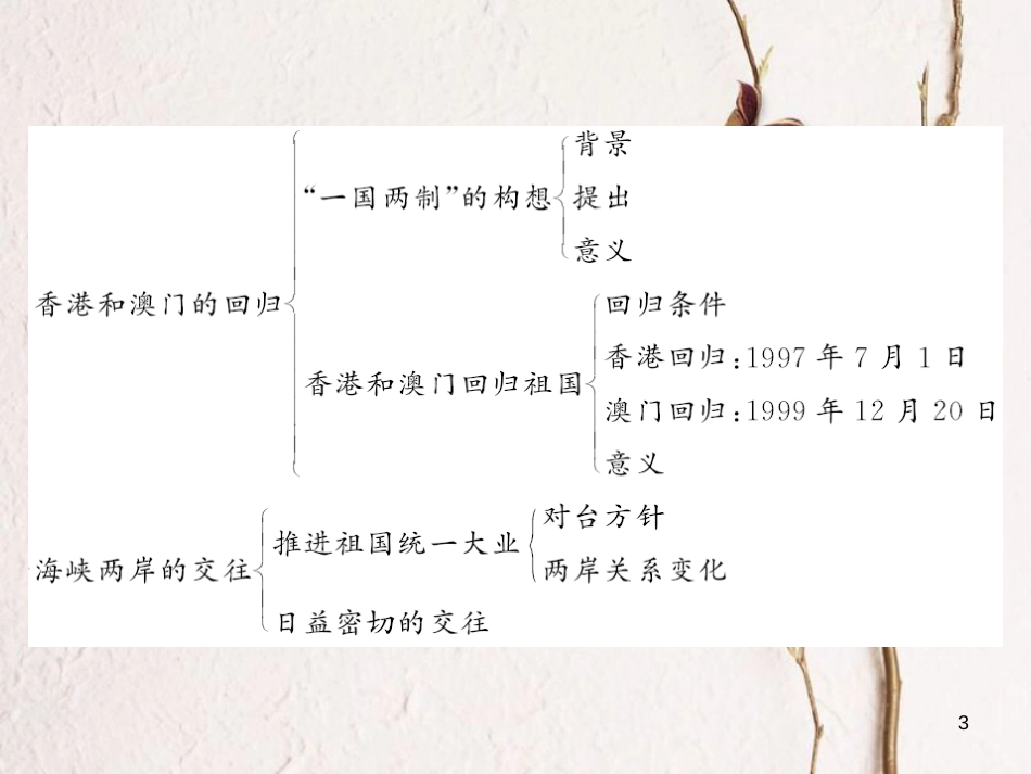 八年级历史下册 第四单元 民族团结与祖国统一整理与复习课件 新人教版_第3页