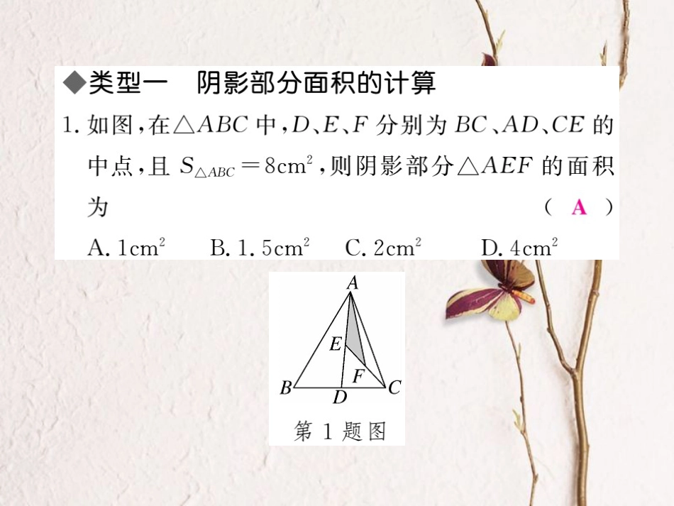 八年级数学上册 中考热点专题 河北中考特色题型考前集训课件 （新版）冀教版_第2页