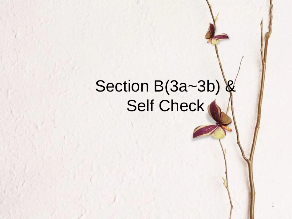 七年级英语下册 Unit 12 What did you do last weekend Section B（3a-3b）&Self Check课件 （新版）人教新目标版_第1页