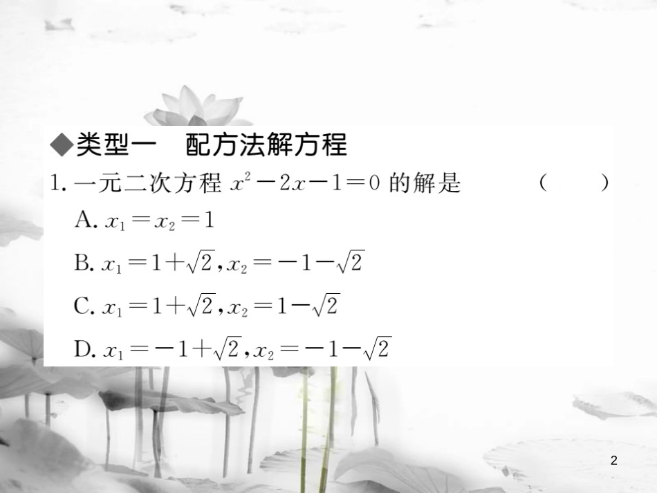 安徽省中考数学 类比归纳专题 配方法的应用课件_第2页