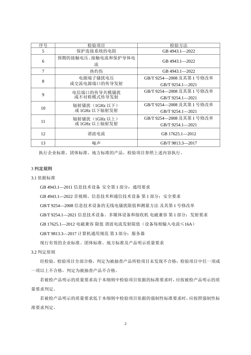 34 服务器产品质量国家监督抽查实施细则（2023年版）_第2页