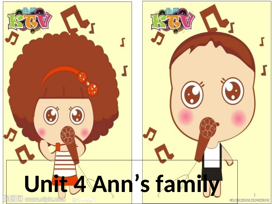 二年级英语上册 Unit 4 Ann’s family课件1 北师大版（一起）[共9页]_第1页