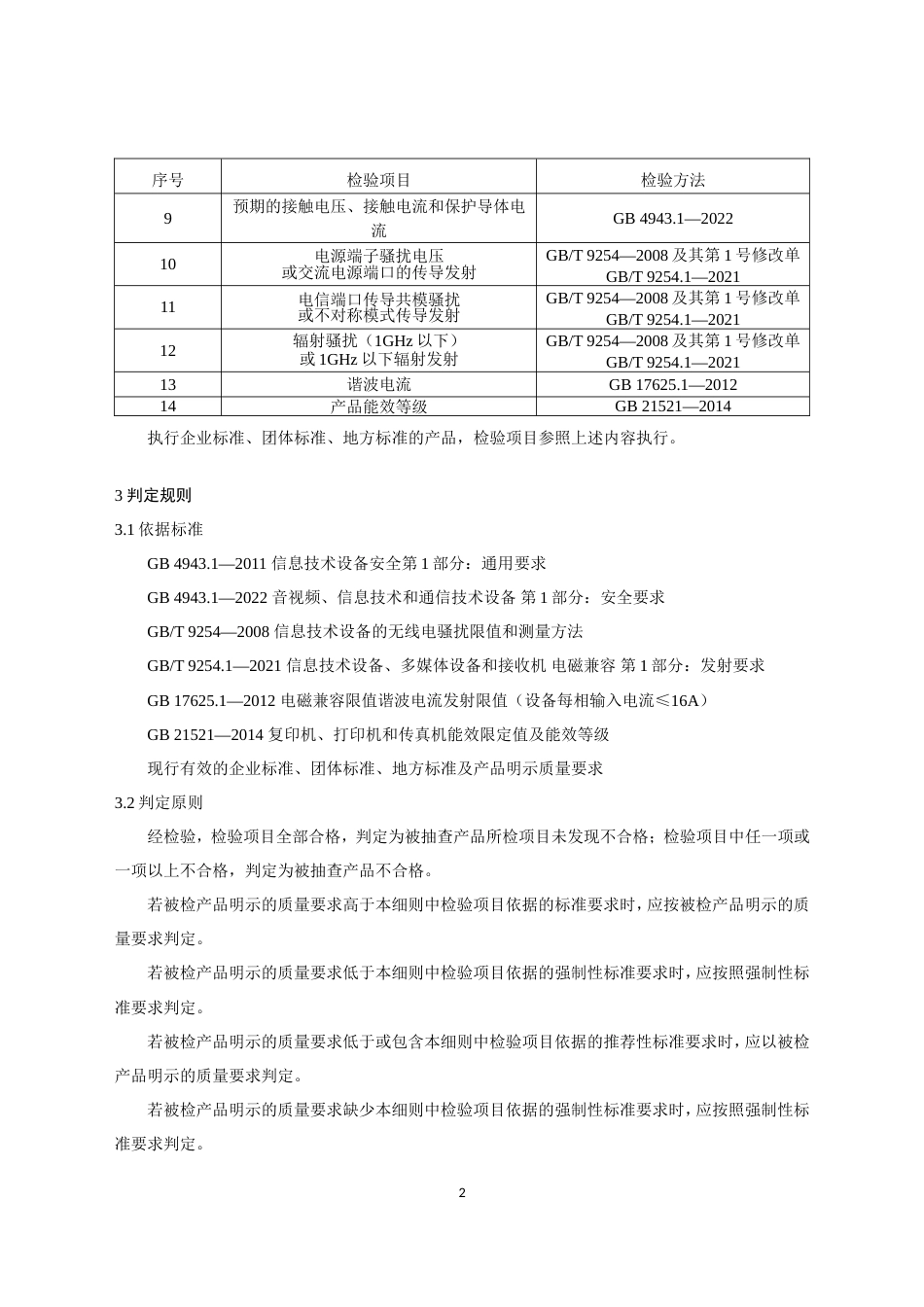 35 打印机产品质量国家监督抽查实施细则（2023年版）_第2页