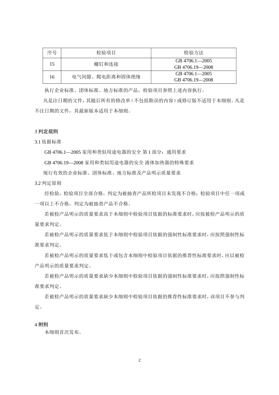 25 即热式饮水机产品质量国家监督抽查实施细则（2023年版）_第2页