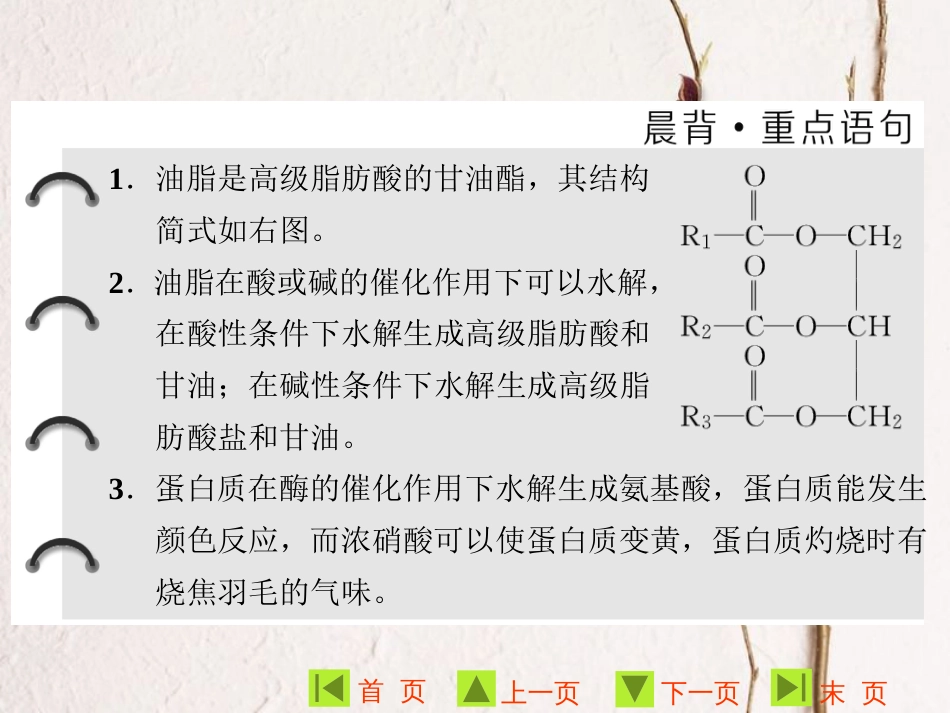 高中化学 第三章 有机化合物 第四节 基本营养物质 第2课时课件2 新人教版必修2_第2页