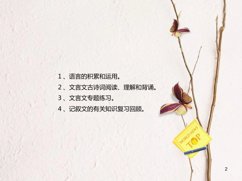 八年级语文下册 期末复习课件 语文版_第2页