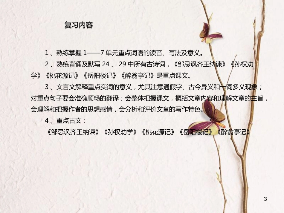 八年级语文下册 期末复习课件 语文版_第3页