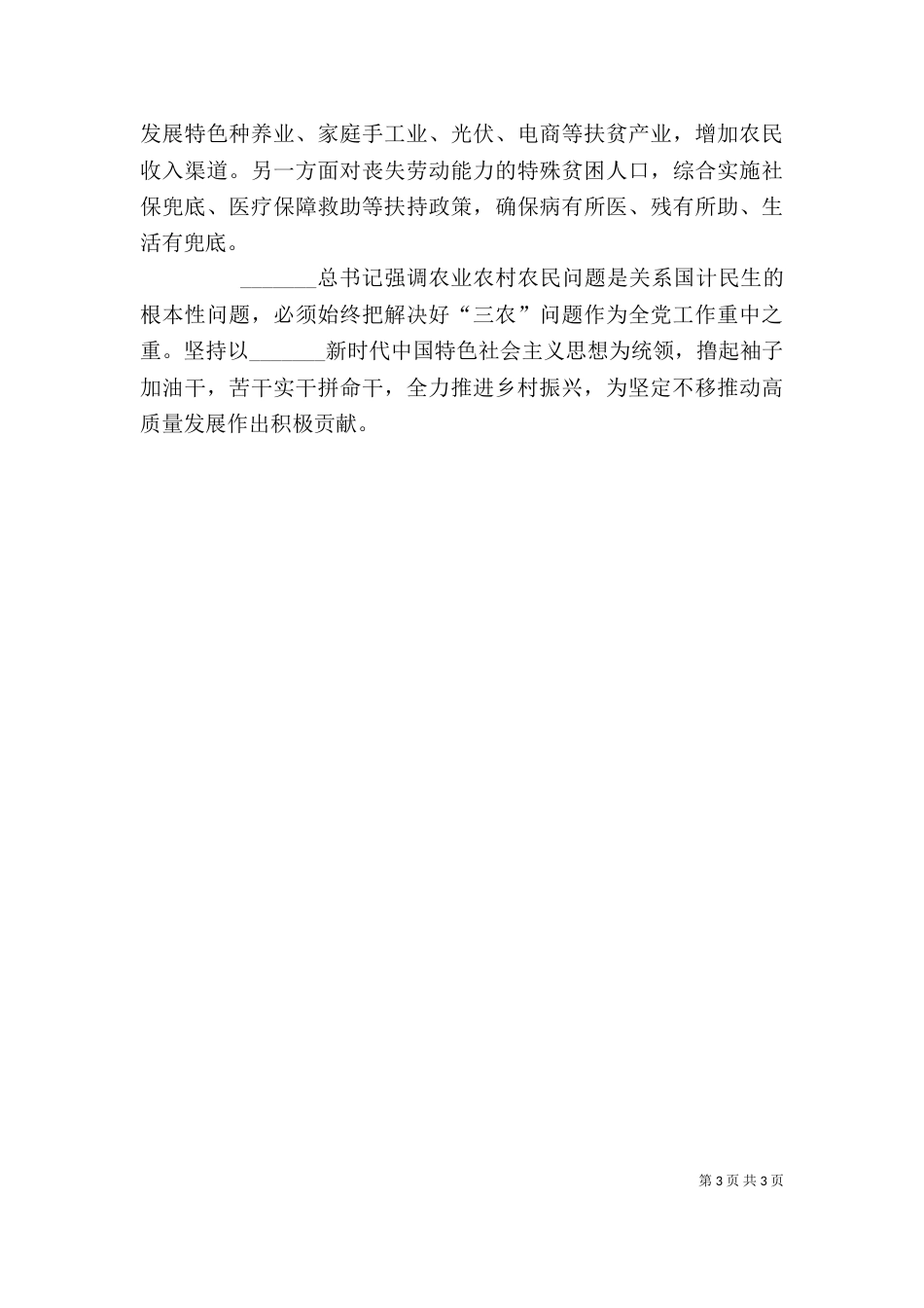 乡村振兴座谈会发言_第3页