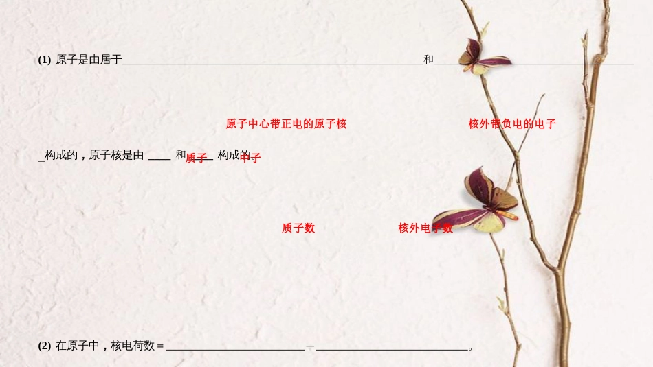 九年级化学上册 第三单元 课题2 原子的结构 第1课时 原子的构成 原子核外电子的排布课件 （新版）新人教版_第3页