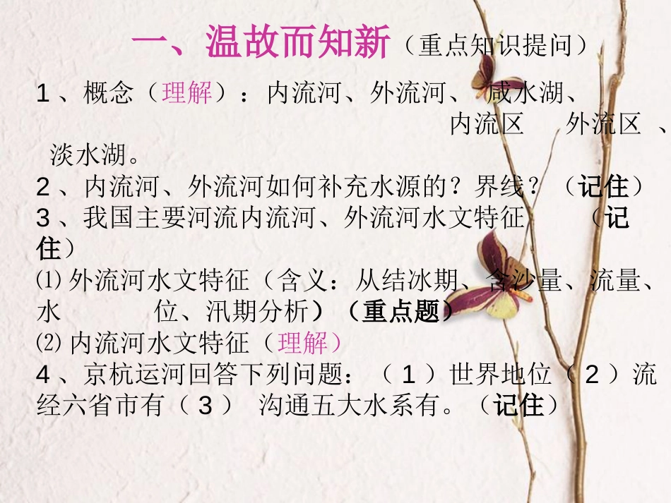 七年级地理上册 第三章 第四节 中国的河流和湖泊课件1 中图版[共17页]_第1页