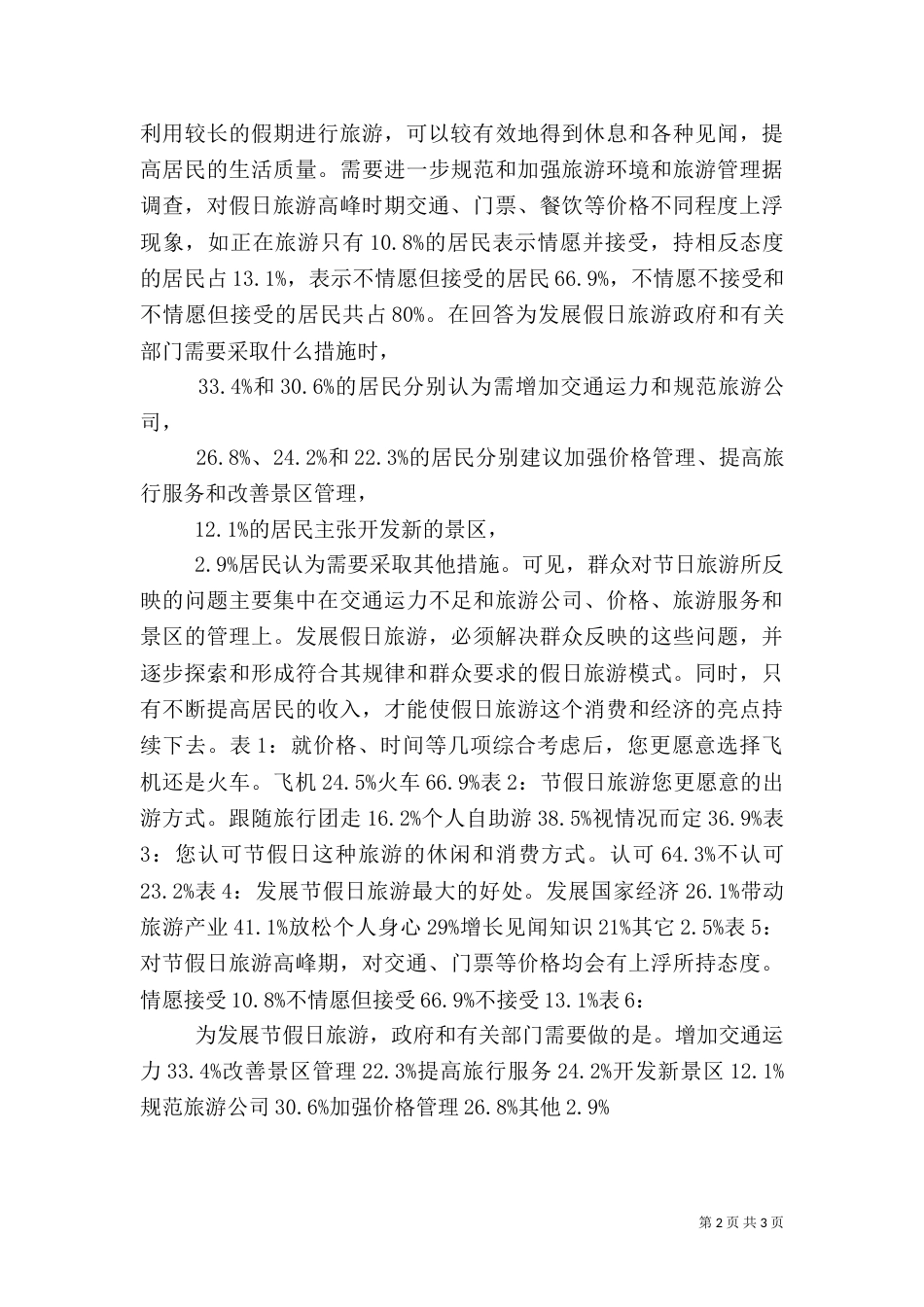 旅游作用大 发展需改善（六）_第2页