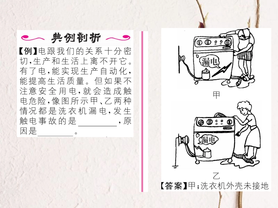 （黔西南地区）九年级物理全册 第19章 生活用电 第1节 家庭电路习题课件 （新）新人教_第3页