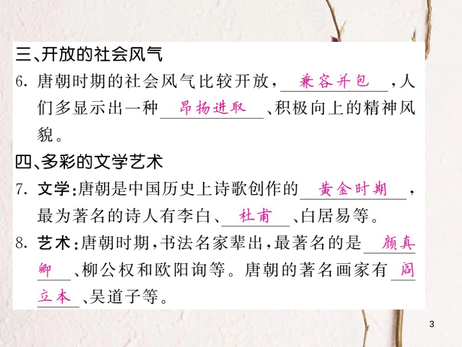 七年级历史下册 第一单元 第3课 盛唐气象课件 新人教版_第3页