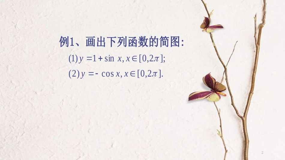 高中数学 第一章 三角函数 1.4.1 正弦函数、余弦函数的图象（1）课件 新人教A版必修4_第2页