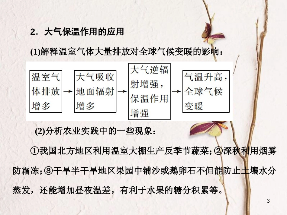 高考地理一轮复习 第一部分 自然地理 第3章 地球上的大气 7 冷热不均引起大气运动课件_第3页