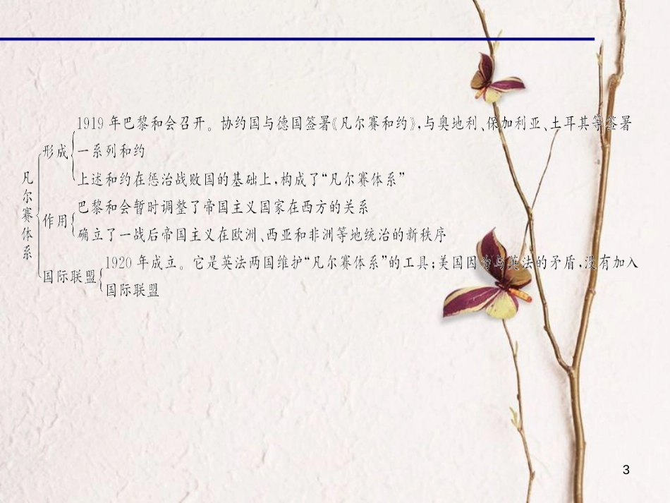 九年级历史下册 第二单元 第3课 凡尔赛—华盛顿体系习题课件 新人教版[共24页]_第3页