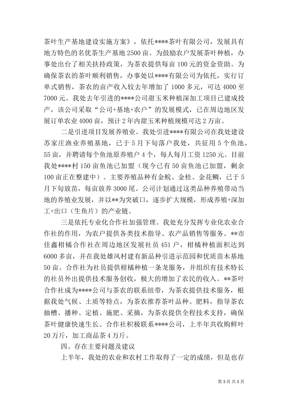 农业农村处工作总结_第3页