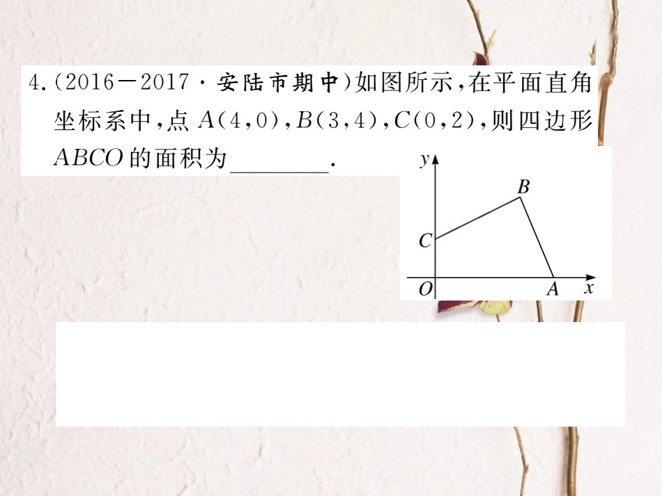 八年级数学上册 类比归纳专题 平面直角坐标系中图形面积的求法课件 （新版）北师大版_第3页