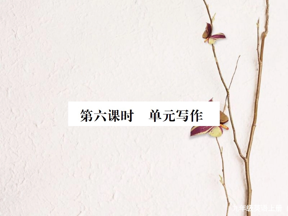 （河北专）九年级英语全册 Unit 2 I think that mooncakes are delicious（第6课时）习题课件 （新）人教新目标版_第1页