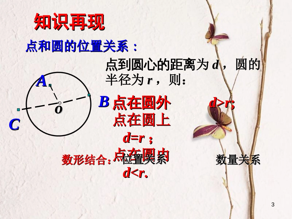中考数学 第21讲 与圆有关的位置复习课件 （新版）北师大版[共18页]_第3页