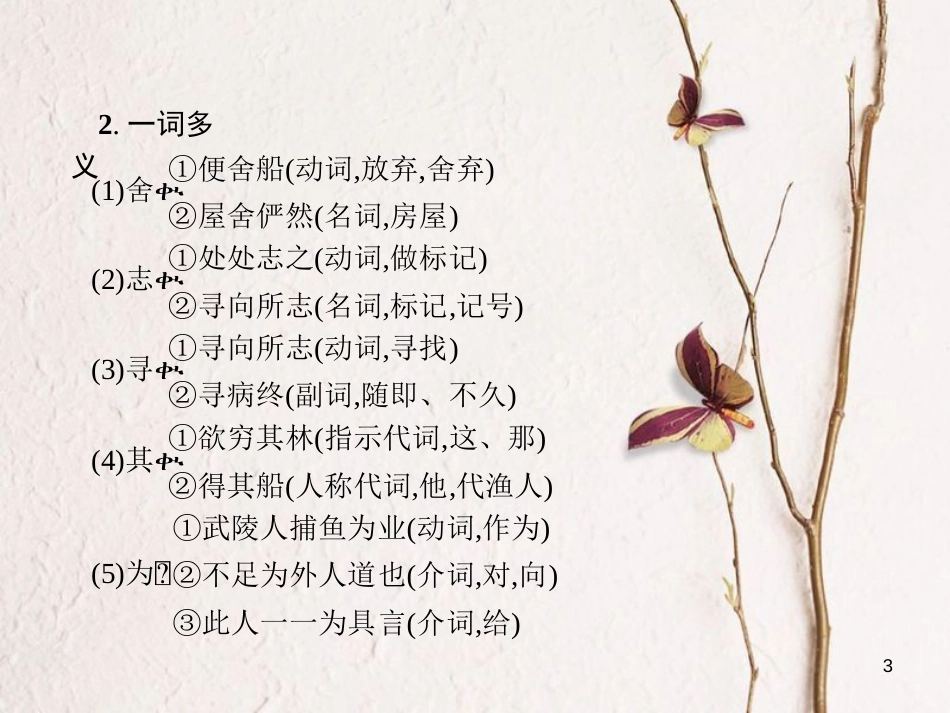 八年级语文下册 第六单元 22 桃花源记课件 语文版_第3页
