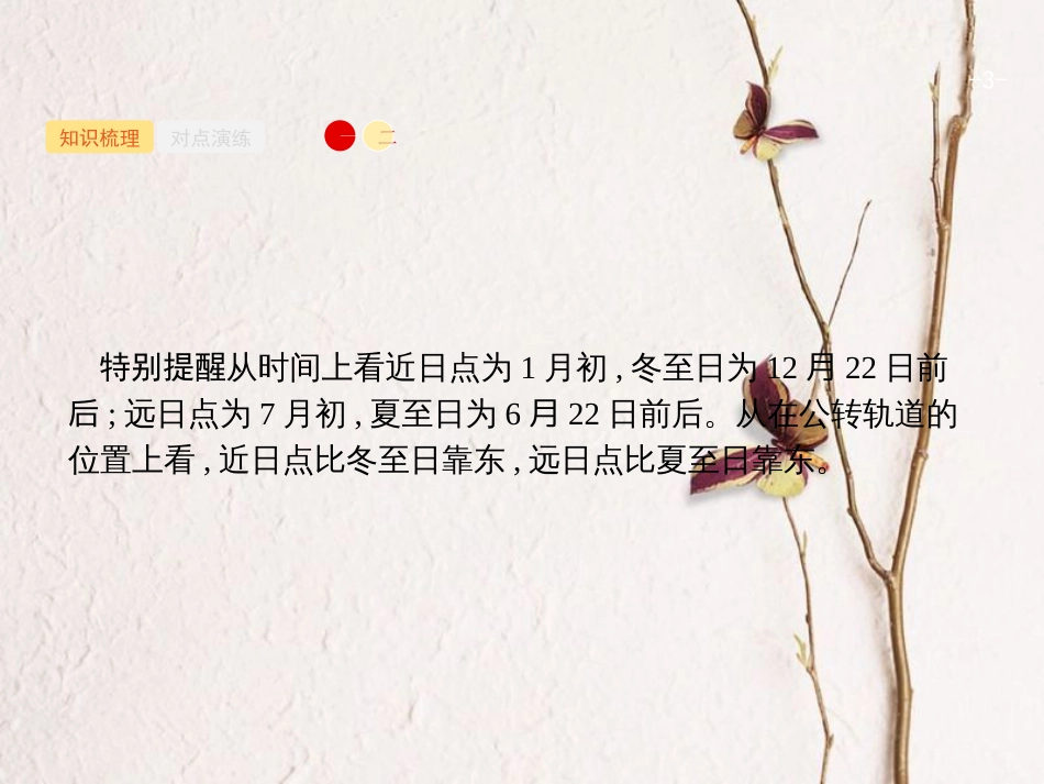 浙江省高考地理一轮复习 1.3.2 地球的公转课件_第3页
