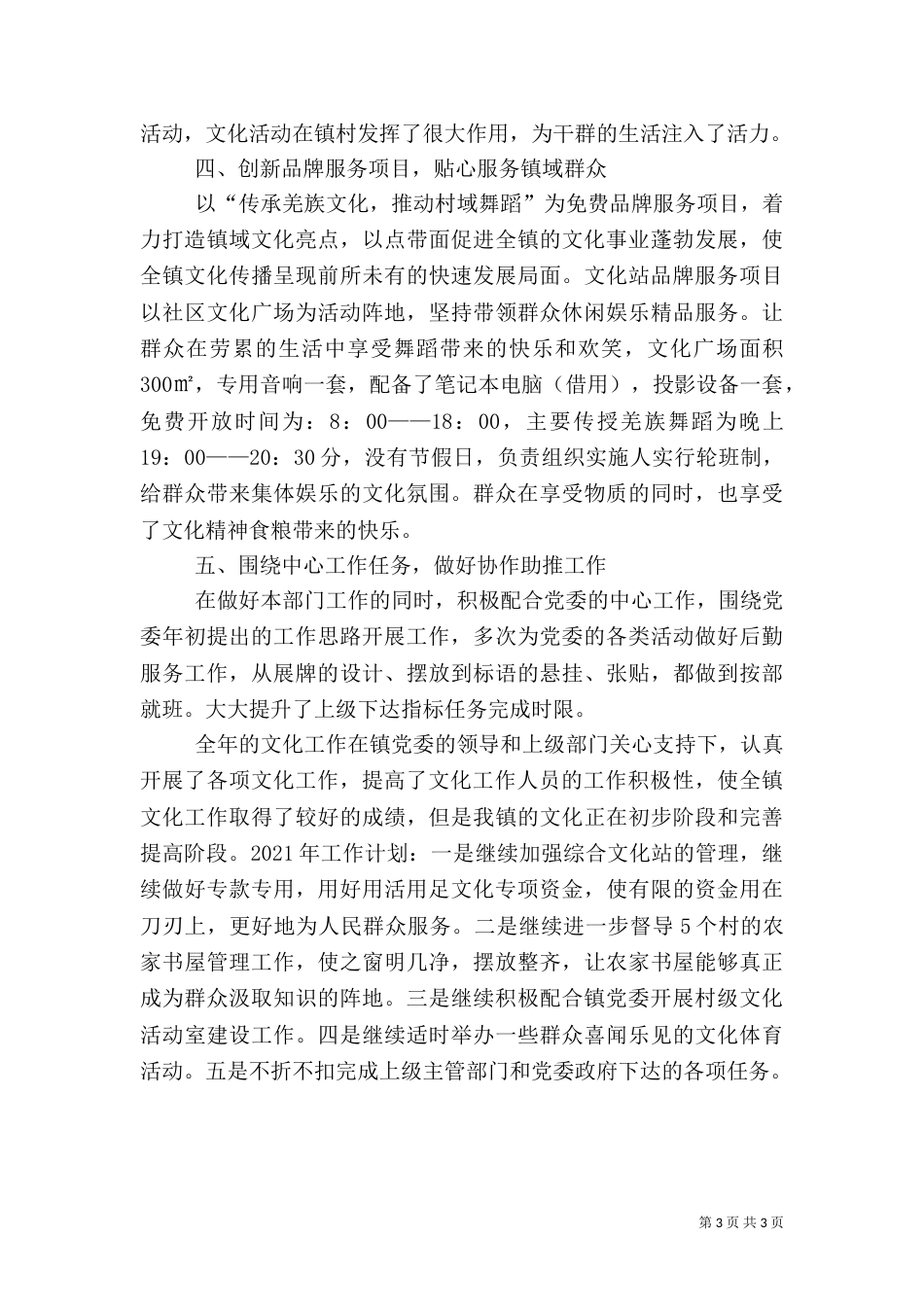 文化年终工作总结（一）_第3页