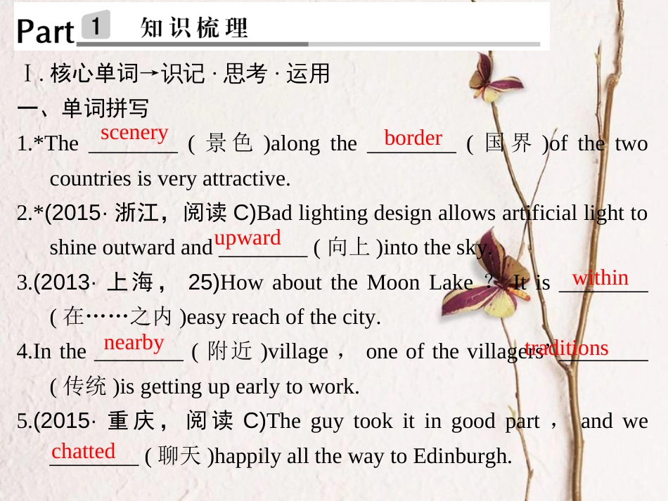 (全国)高考英语一轮复习 Unit 5 Canada The True North课件 新人教必修3_第2页