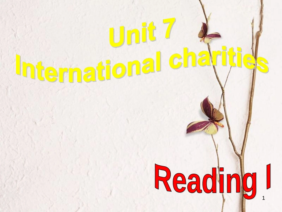 江苏省镇江市润州区八年级英语下册 Unit 7 International charities Reading 1课件 （新版）牛津版_第1页