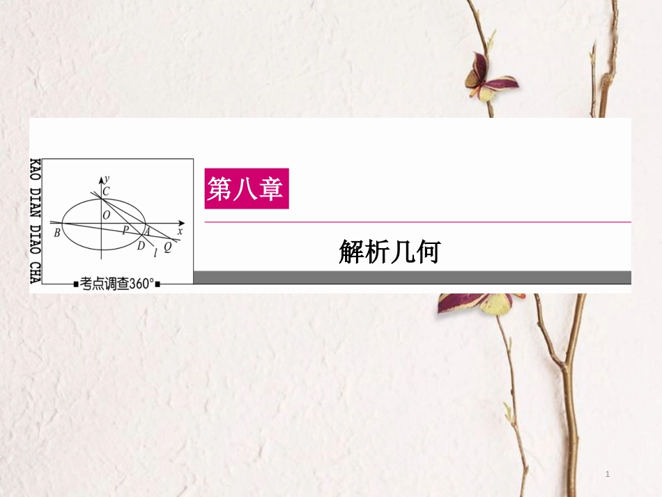 高三数学一轮总复习 第八章 解析几何 8.9 圆锥曲线的综合问题课件_第1页