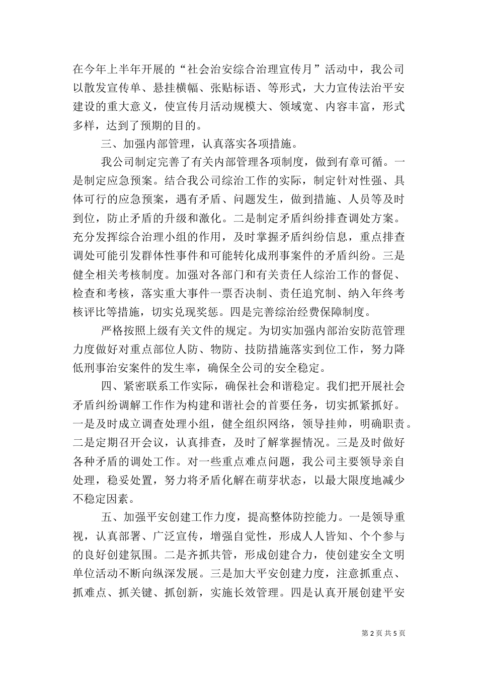 综治工作年终总结（三）_第2页