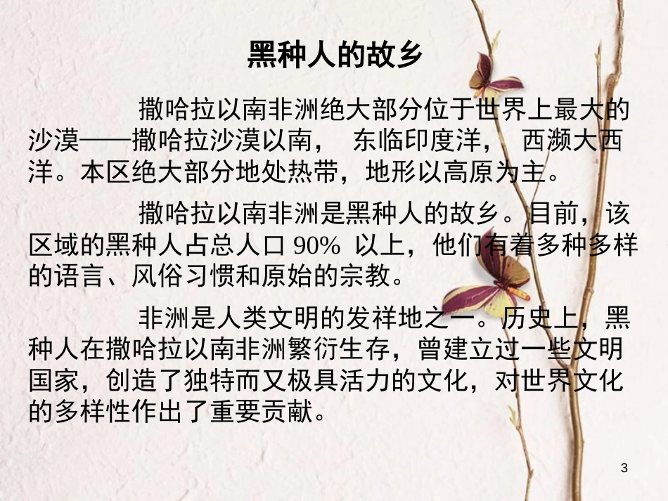 福建省漳州市七年级地理下册 第八章 第3节 撒哈拉以南非洲课件 （新版）新人教版_第3页