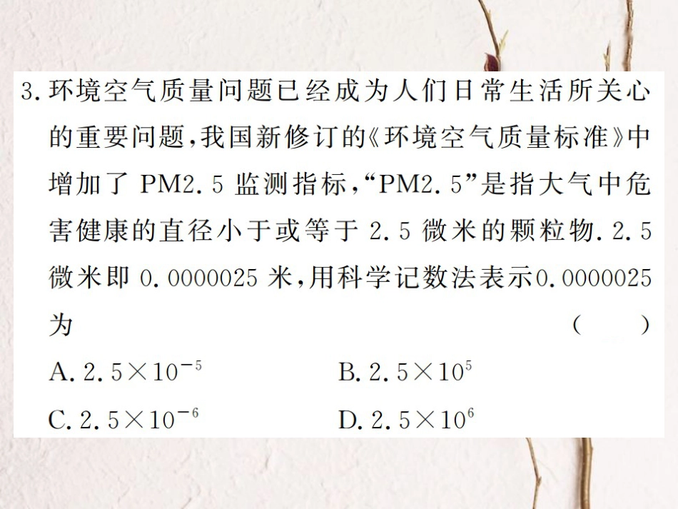 八年级数学上册 双休作业（一）课件 （新版）湘教版_第3页
