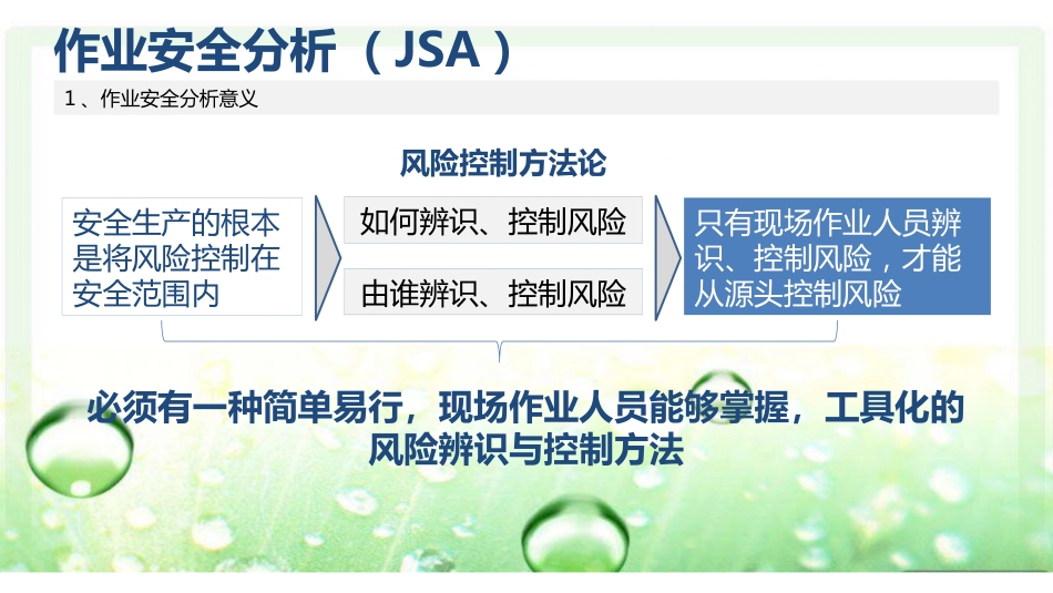 作业安全分析（JSA）和行为安全观察培训（65页）_第3页