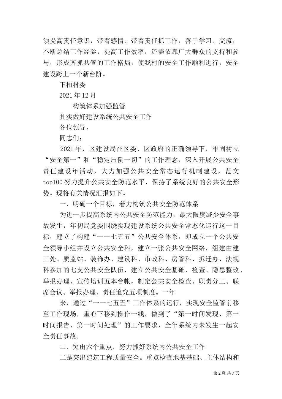 公共安全工作总结_第2页