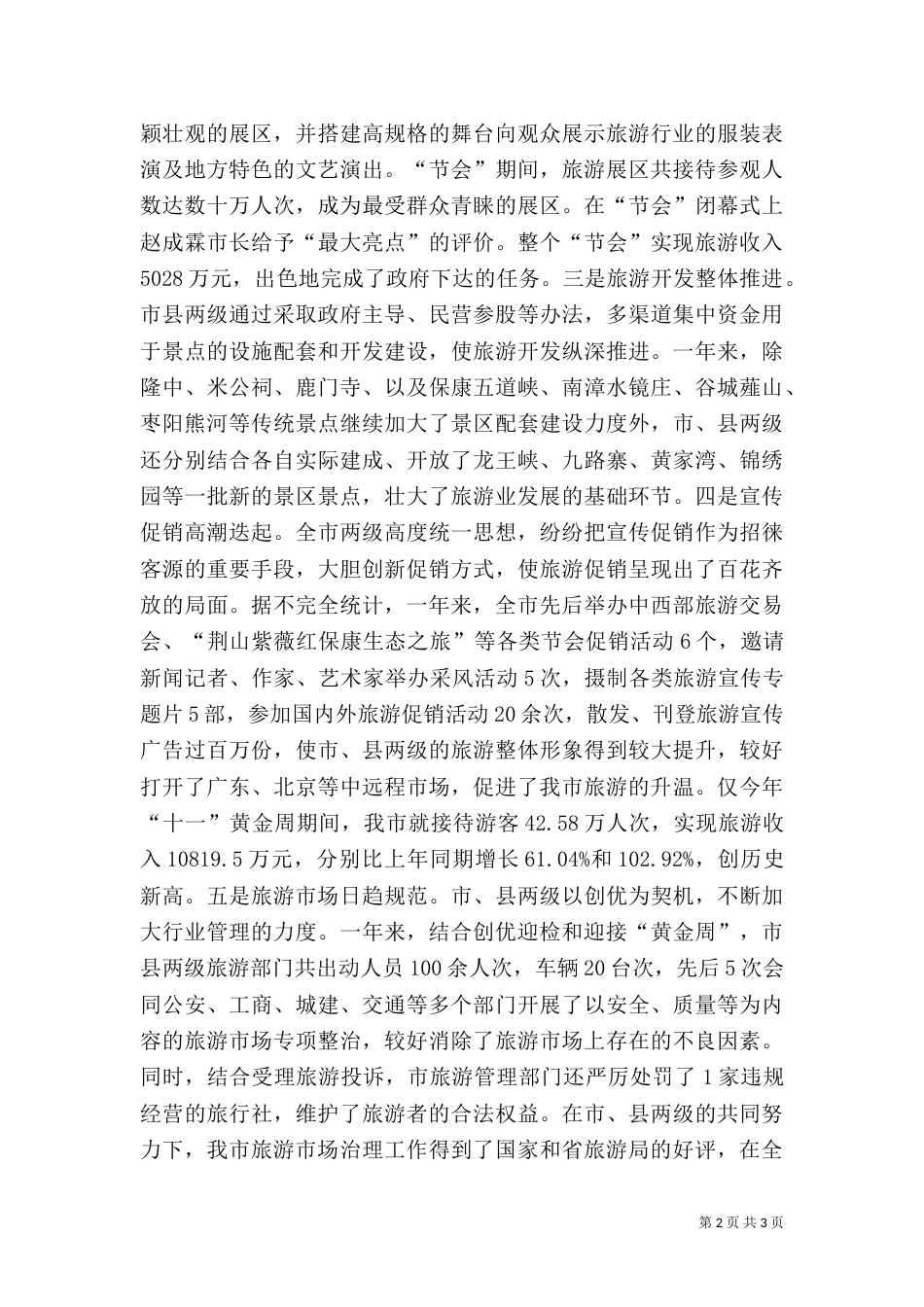 旅游年终工作总结 -工作总结范文_第2页