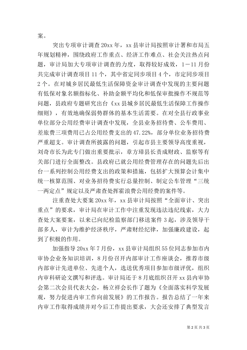 审计局年度工作总结（八）_第2页