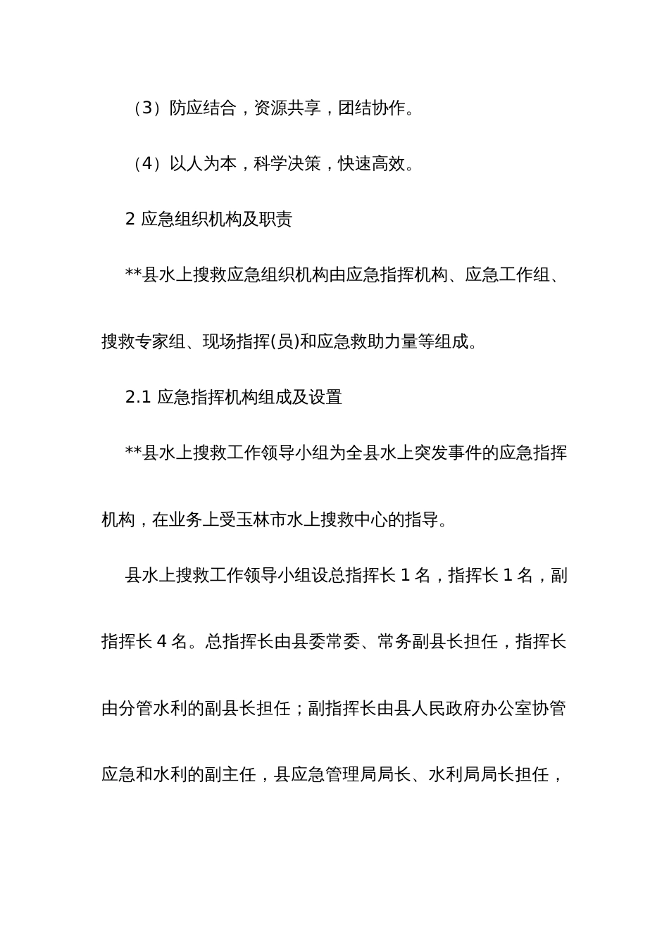 水上搜救应急预案_第3页