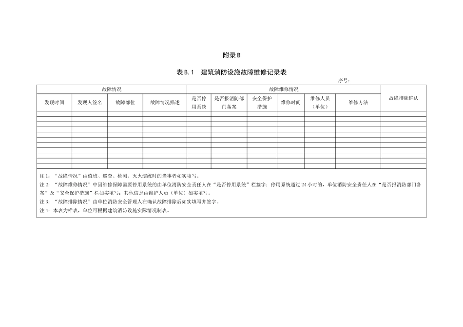 《建筑消防设施的维护管理》表格[15页]_第2页