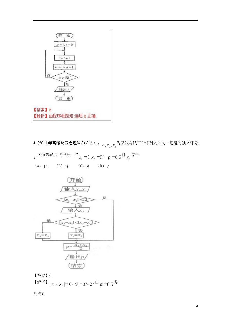 【备战】高考数学 6年高考母题精解精析 专题15 程序框图02 理_第3页