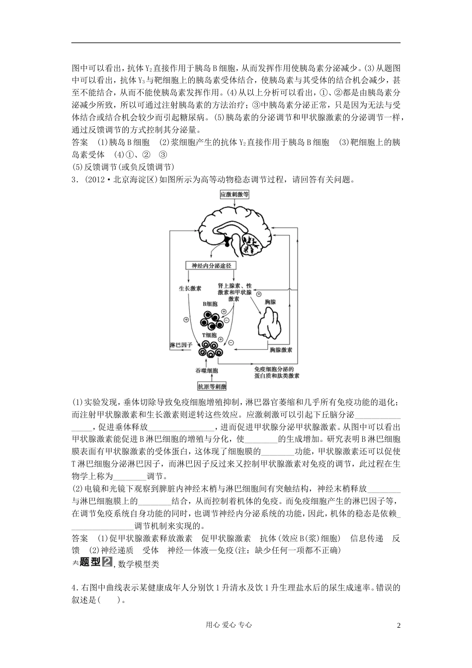 【创新设计】高考生物一轮复习资料 第一单元 疑难聚集，专讲专练（六） 新人教版必修3_第2页