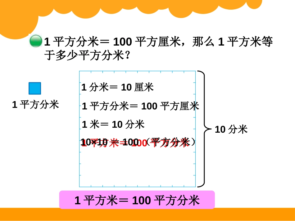 北师大版三年级下册数学《面积单位的换算》ppt课件_第3页