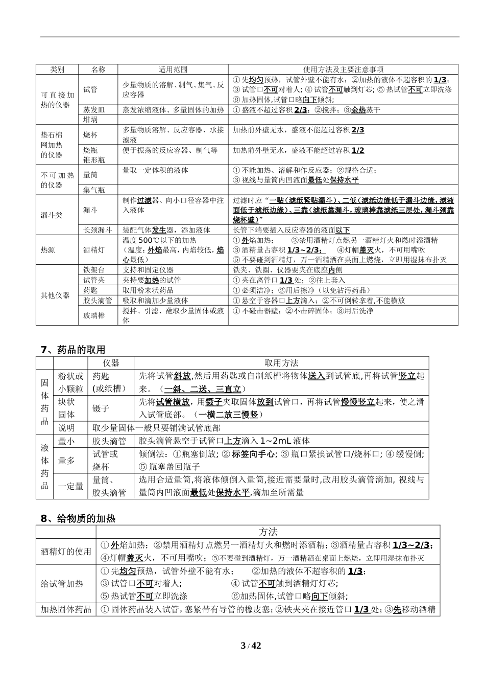 初三化学知识点总结[39页]_第3页