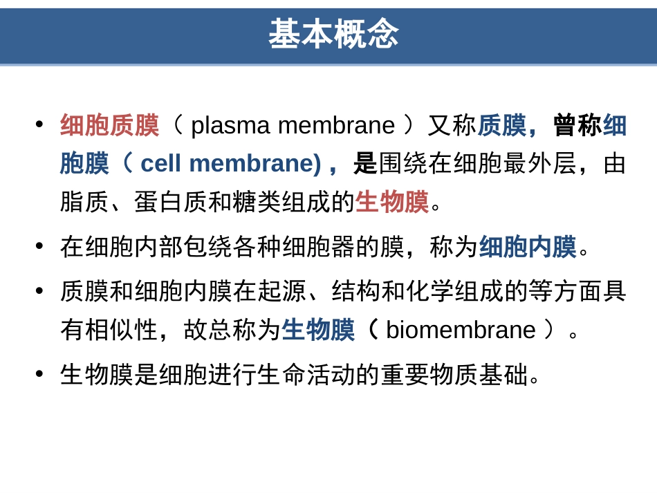 第4章细胞质膜(翟中和第四版)_第3页