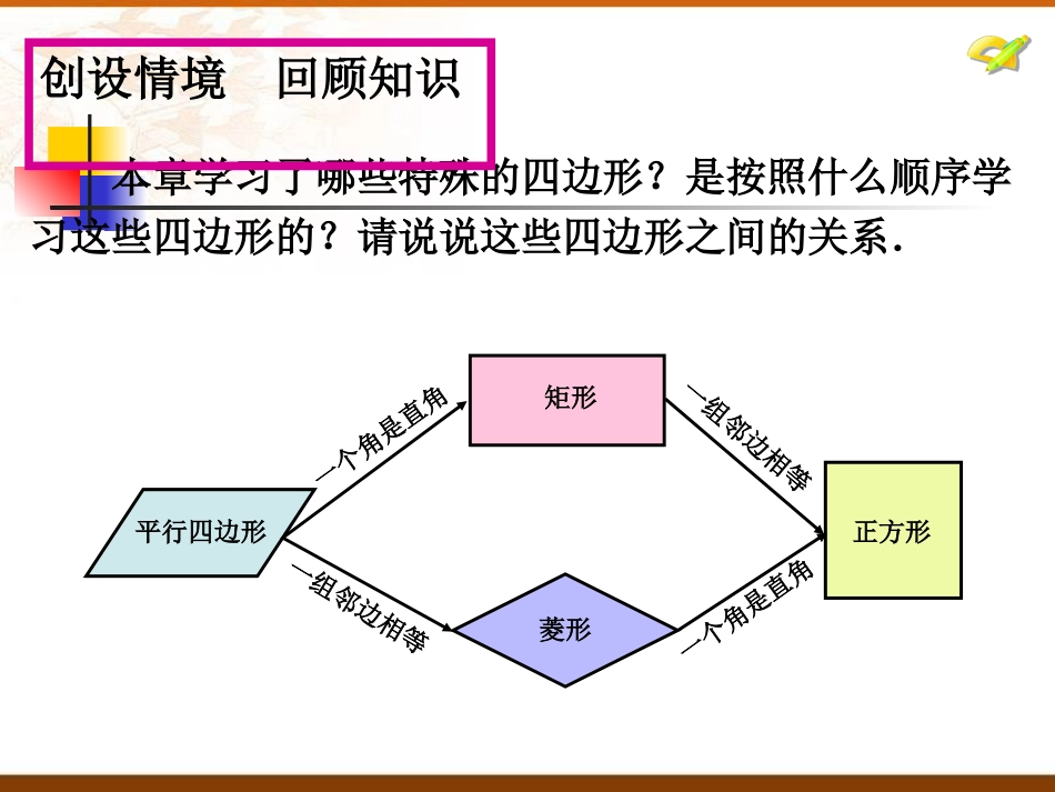 第十八章平行四边形小结与复习_第3页