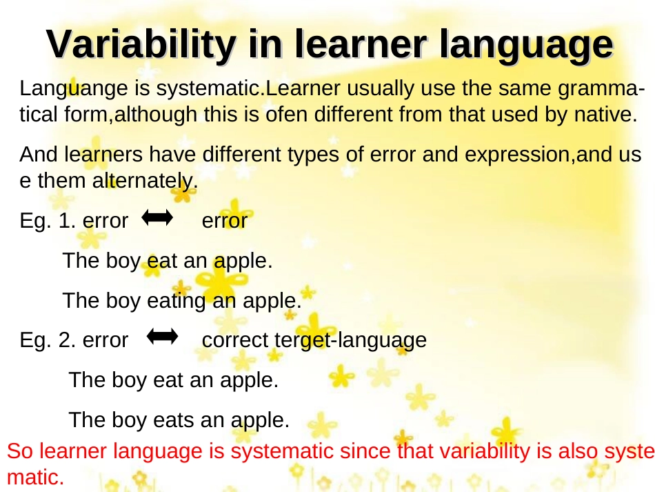 二语习得Variabilityinlearnerlanguage[8页]_第1页