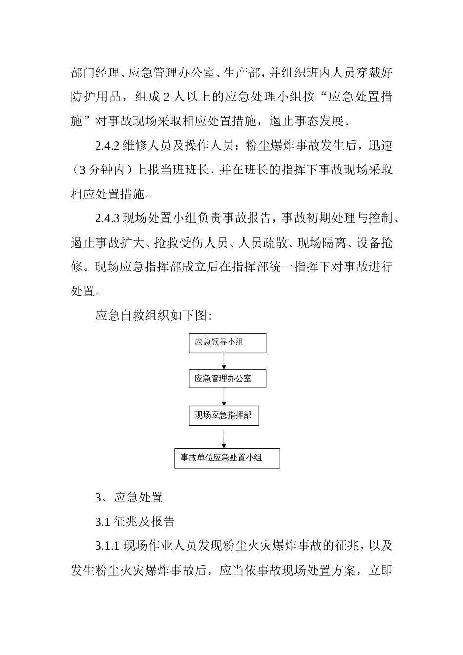 粉尘爆炸事故现场处置方案[5页]_第2页